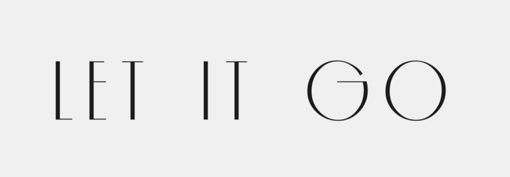 forgiveness: let it go…
