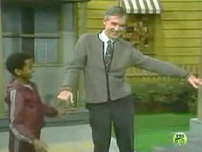mr. rogers dance party…
