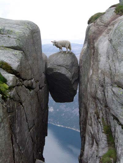 rock and a hard place…